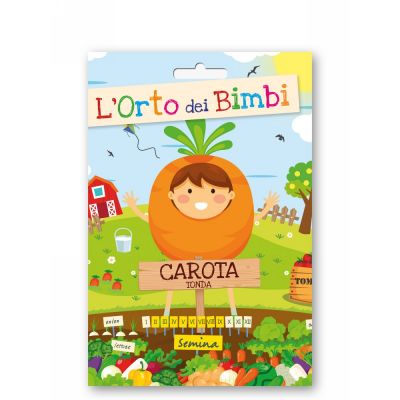 L'orto dei bimbi carota tonda