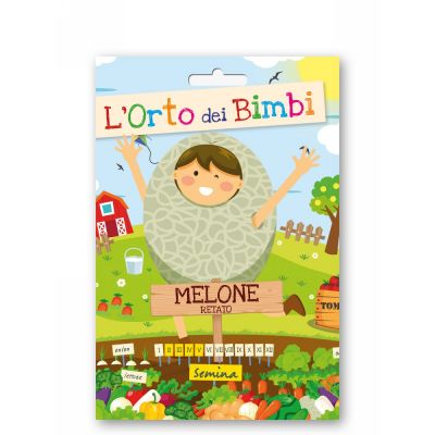 L'orto dei bimbi melone retato