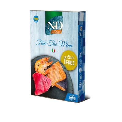 N&d natural fish trio menu