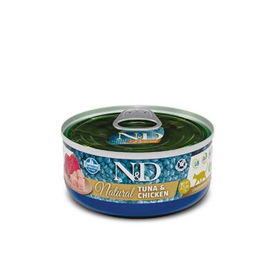 N&d cat natural tuna & chicken