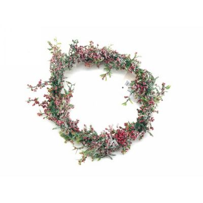 D19cm small berry snow wreath