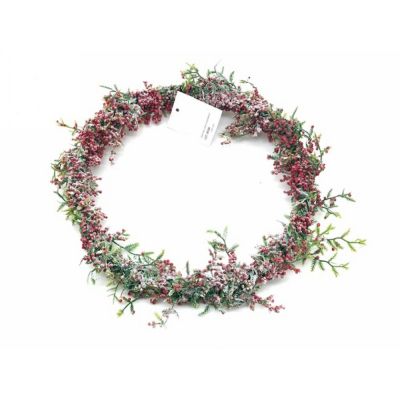 D25cm small berry snow wreath