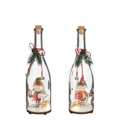 Bottle elf led verde fsc mix 