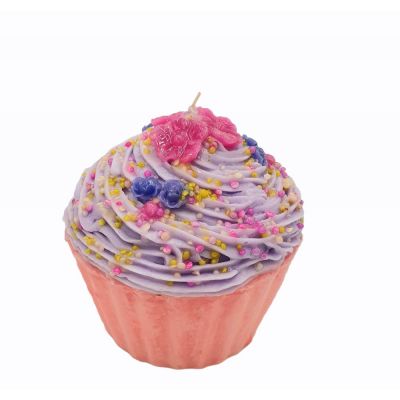 Wax candles muffin maxi