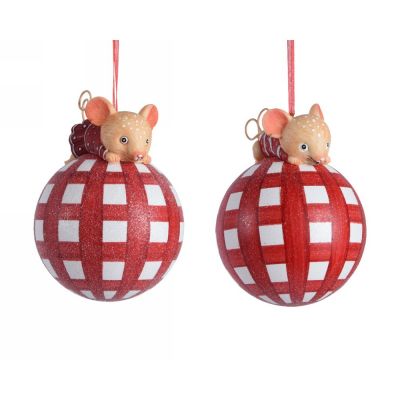 Bauble glass w transparent gli