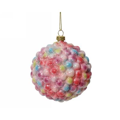 Bauble plastic small colourful
