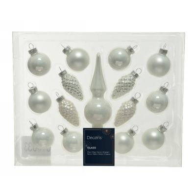 Baubles gl winter bianco 