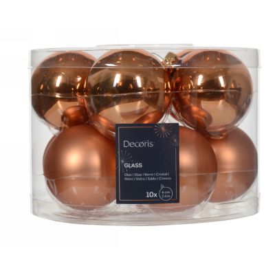 Pallina in vetro ? 6cm red copper