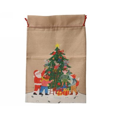 Giftbag in poliestere 48 cm multi