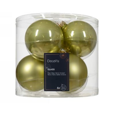 Pallina in vetro ? 8cm pistachio