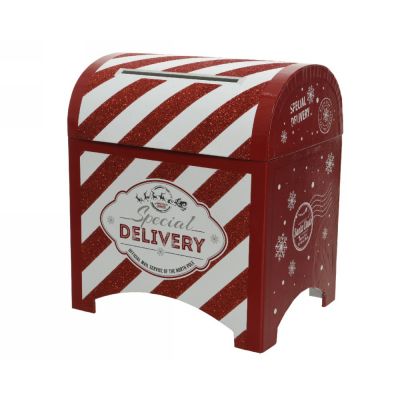 Mailbox paper 16 cm red/bianco 