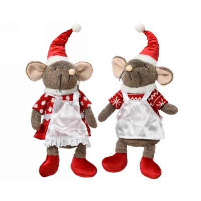 Mouse in poliestere 16 cm red 