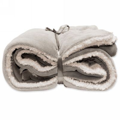 Suede coperta chateau grey