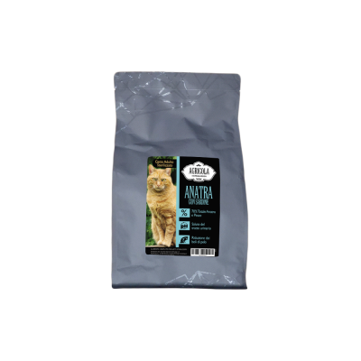 Cibo secco per gatto adulto sterilizzato all'anatra e sardine 1,5 kg.