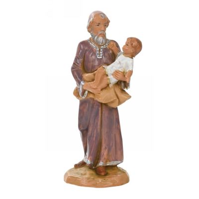 Profeta c/bambino cm. 12 litog