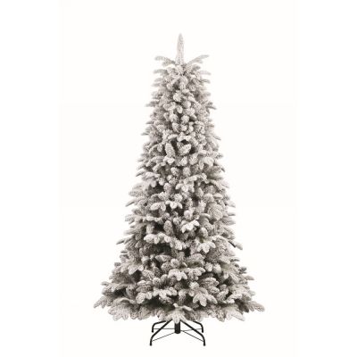 Albero di natale Manhattan floccato 210 cm.