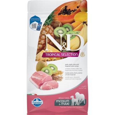 N&d dog ts pork adult md/max
