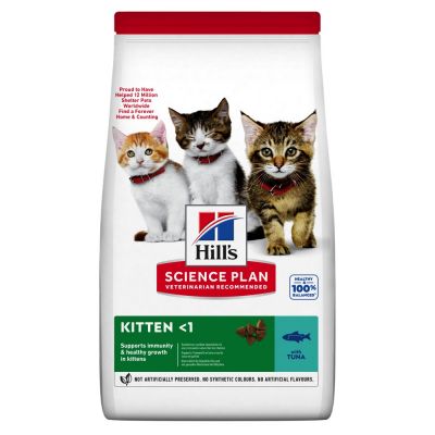 Science Plan kitten con tonno secco gatto 1,5 kg