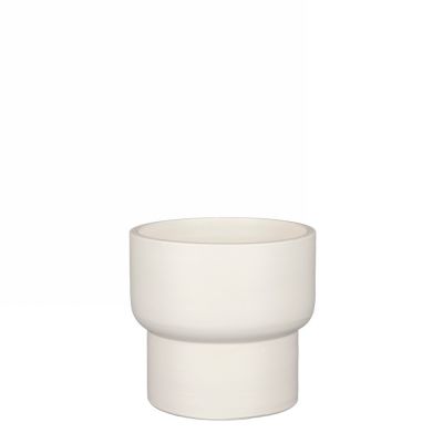 Riva base pot round white