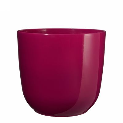 Tusca pot round fuchsia