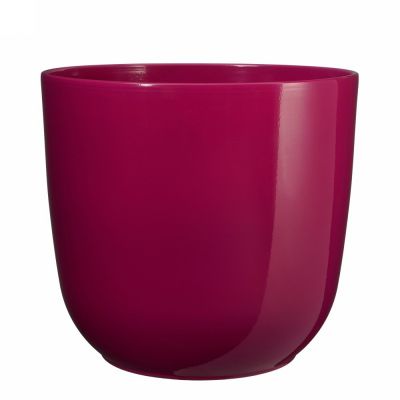 Tusca pot round fuchsia