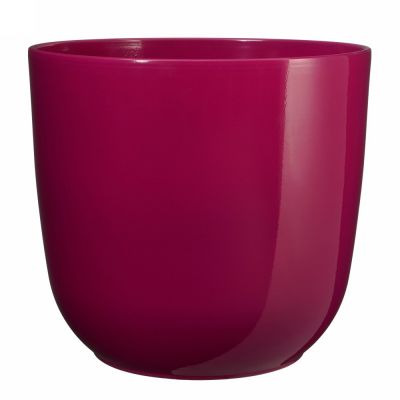 Tusca pot round fuchsia