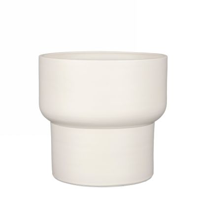 Riva base pot round white