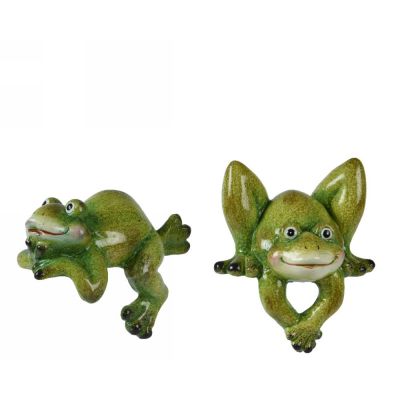 Frog ceramic frog 2ass
