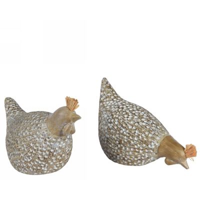 Chicken polyresin chicken 2ass