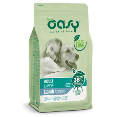 Oasy dry dog ad large agnello