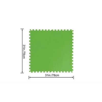 Tappeto sotto piscina fuori terra protettivo e componibile da 78x78 cm set da 9 pezzi