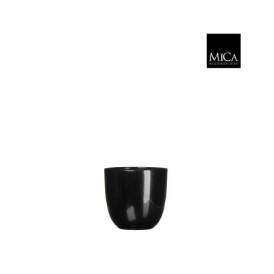 Vaso Tusca in ceramica nero ⌀ 10