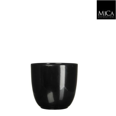 Vaso Tusca in ceramica nero ⌀ 14