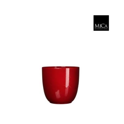 Vaso Tusca in ceramica rosso  ⌀ 14