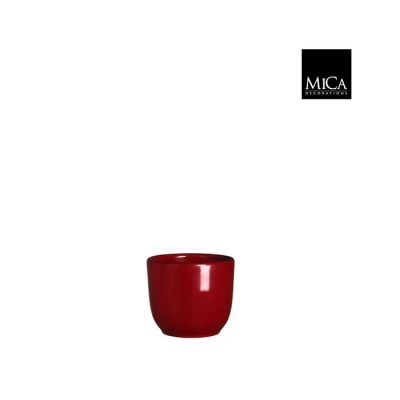 Vaso Tusca in ceramica rosso 7,5 cm