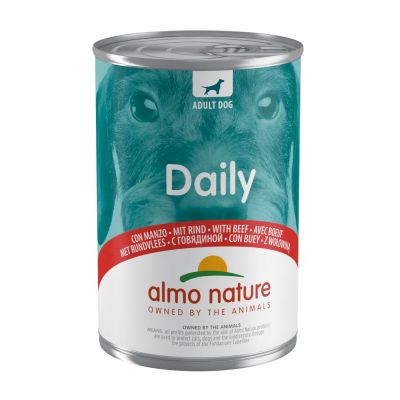 Almo nature daily dog menu pate' con manzo gr. 400