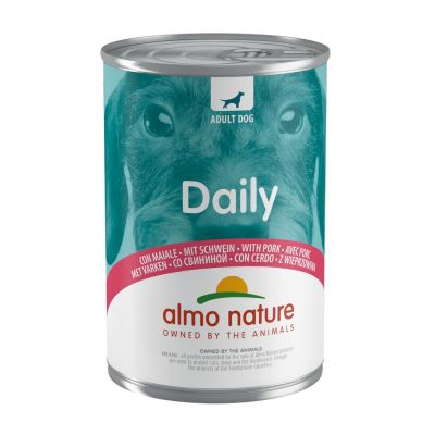 Almo nature daily dog menu pate' con maiale gr. 400