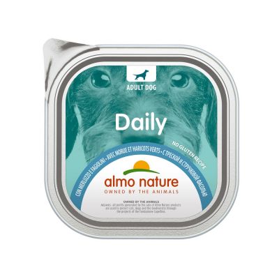 Almo nature daily menu bio merluzzo fagiolini umido cane gr. 300
