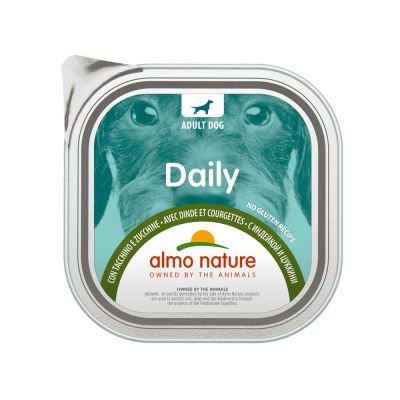 Almo nature daily menu bio tacchino e zucchine umido cane gr. 300