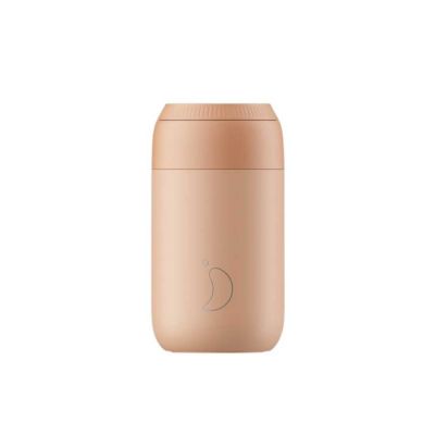 Peach orange 340 ml coffee cup