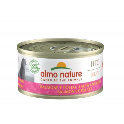 Almo nature classic salmone e pollo umido gatto gr. 70