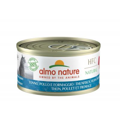 Almo nature classic tonno, pollo e formaggio umido gatto gr. 70