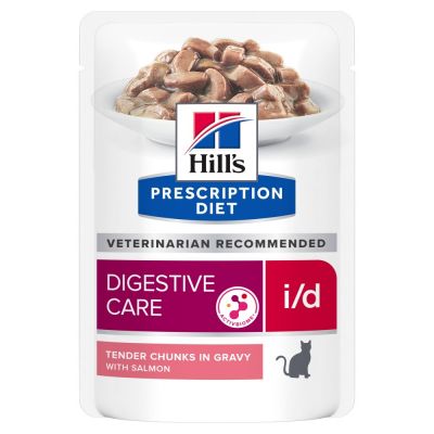 Hill's prescription diet i/d con salmone umido gatto gr. 85