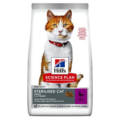  Science Plan Adult Sterilized Con Anatra Secco Gatto 1,5 kg