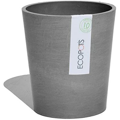 Vaso ecopots morinda w.grey 14cm.