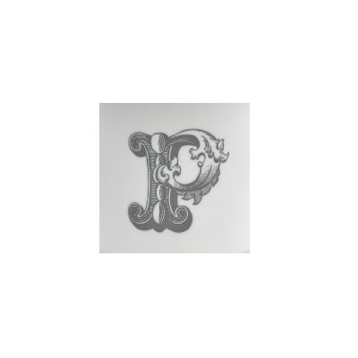 Letter sottobicchiere p