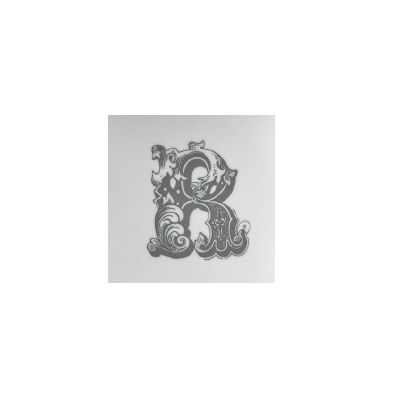 Letter sottobicchiere r