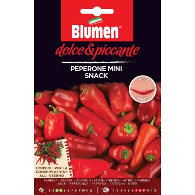 Peperone Mini Snack Rosso