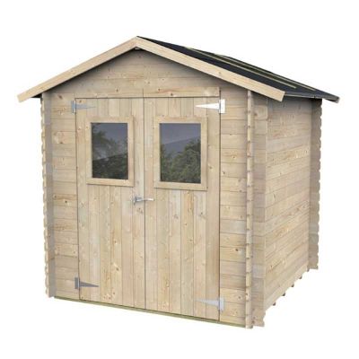 Casetta hobby 198x198x215 con porta doppia finestrata