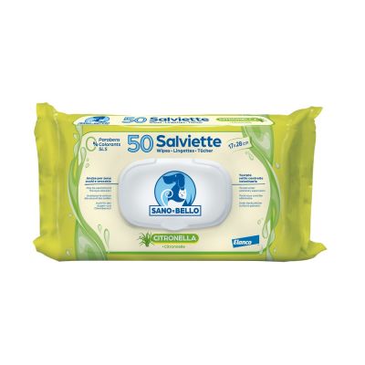 Salviette detergenti alla citronella 50pz